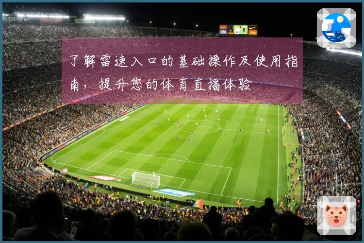 了解雷速入口的基础操作及使用指南，提升您的体育直播体验